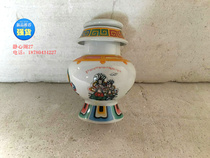 Qinghai Taer Temple Dragon King Treasure Vase Ceramic Dragon King Treasure Vase Mass Wholesale Height 17cm