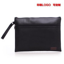 Smore Mens Bag Handbags Business Brief About Large Capacity Soft Leather Hand Grip Bag Mens Clip Wrap Casual Letter Enveloping