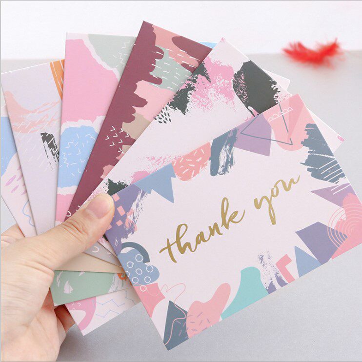 Thanksgiving Graduation Gift Birthday Thanks To Greeting Cards Creative Business Blessings Florist Message Small Cards With Envelopes