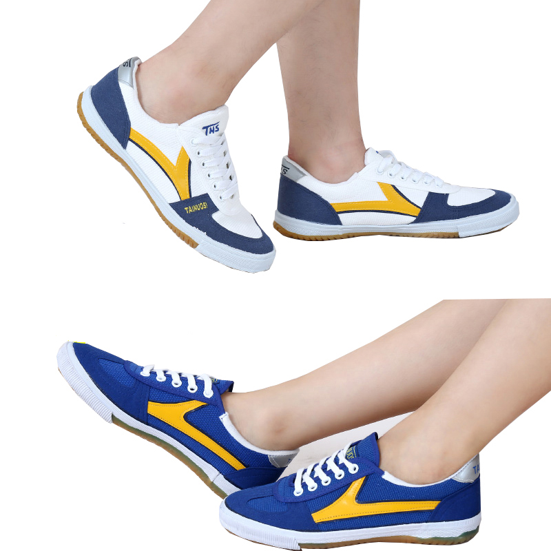 Tylenus children table tennis shoes men's and women's breathable non-slip training shoes cattle tendon wear-resistant leisure shock absorption sweat-absorbing canvas