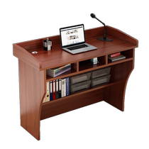 Lecture podium simple classroom teacher conference room podium welcome shopping guide table training institution podium table