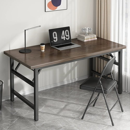 Складной компьютерский стол бытовой стол спальни складной стол прямоугольный стол маленький стол. Маленькие столы Учите письменный стол