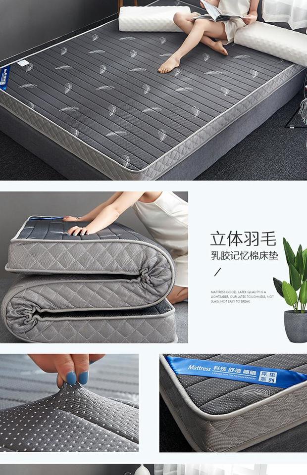 Tô Châu học mủ bọt xốp căn hộ cao 0,9 mét hồi phục 1,8 mét đơn gấp đôi nệm cao su - Nệm nệm cao su kymdan