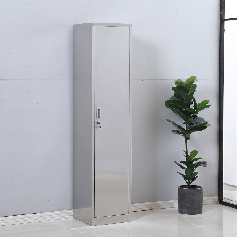 Shanghai 304 stainless steel single door cleaning cabinet toilet balcony school mop cleaning cabinet cleaning cabinet cleaning cabinet