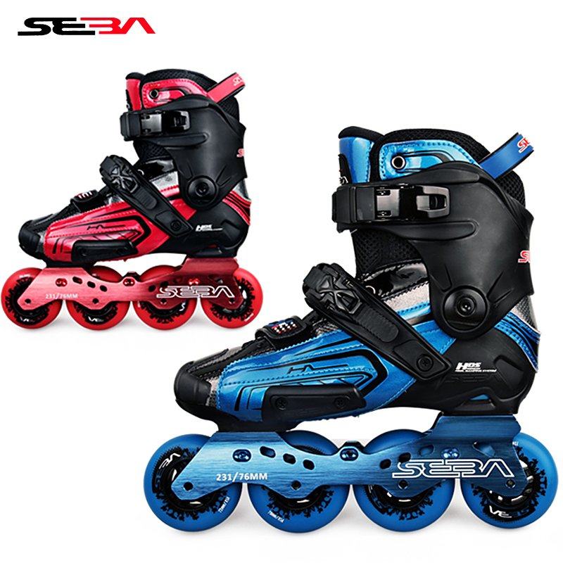 SEBA's 10th anniversary hl European version of roller skates HV slippery skates upgrade flat flower brake inline wheel men's and women's professional single row