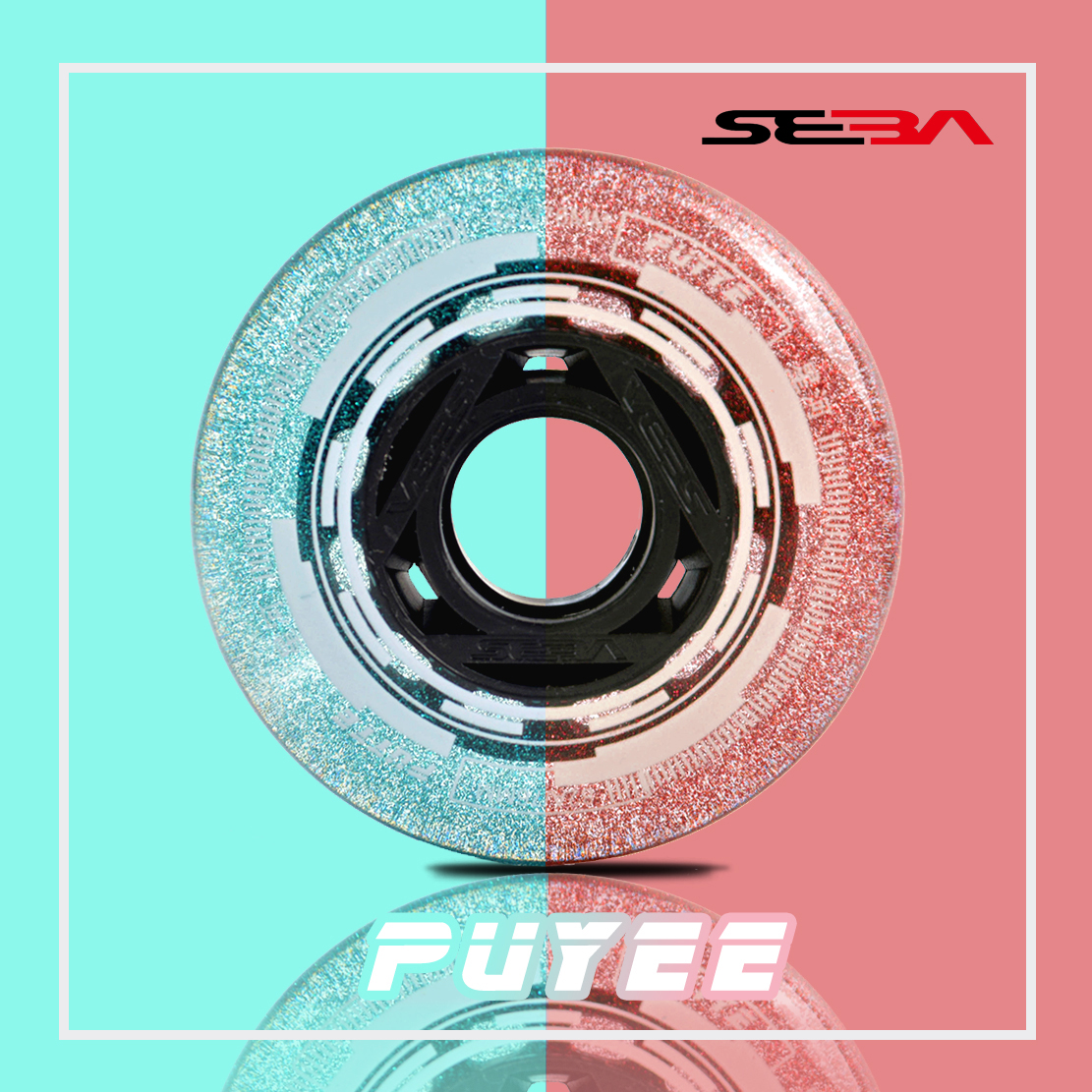 Michael SEBA Galaxy joint wheel sliding flower wheel High elastic wear-resistant Galaxy wheel Children's adult flat flower wheel