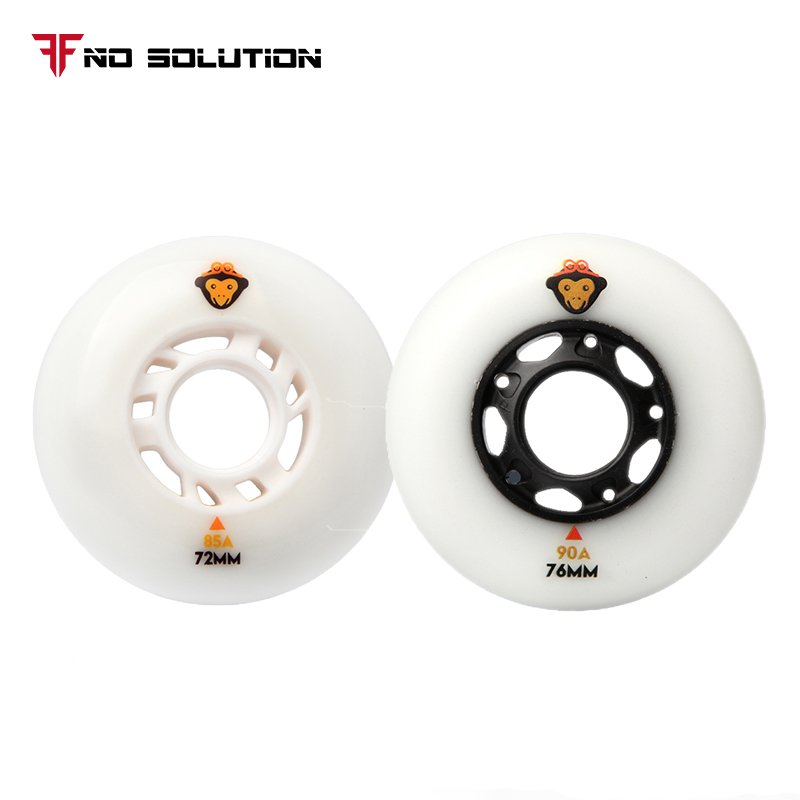 No solution Wukong wheel inline roller skates 85A90A flat flower wheel nine wheel addiction wheel brake wheel high elastic wear-resistant pattern wheel