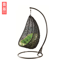 PE vines Indoor swing chair Cradle Vine Hanging Chair Rocking Chair Pendant coffee color hanging basket Single birds nest hanging chair