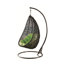Pevine indoor swing chair cradle rattan chair rocking chair hanging orchid Brown hanging basket single birds nest hanging chair