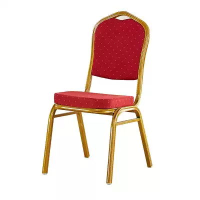 Hotel dining chair banquet chair general chair conference training chair steel pipe wedding special chair batch factory direct sale