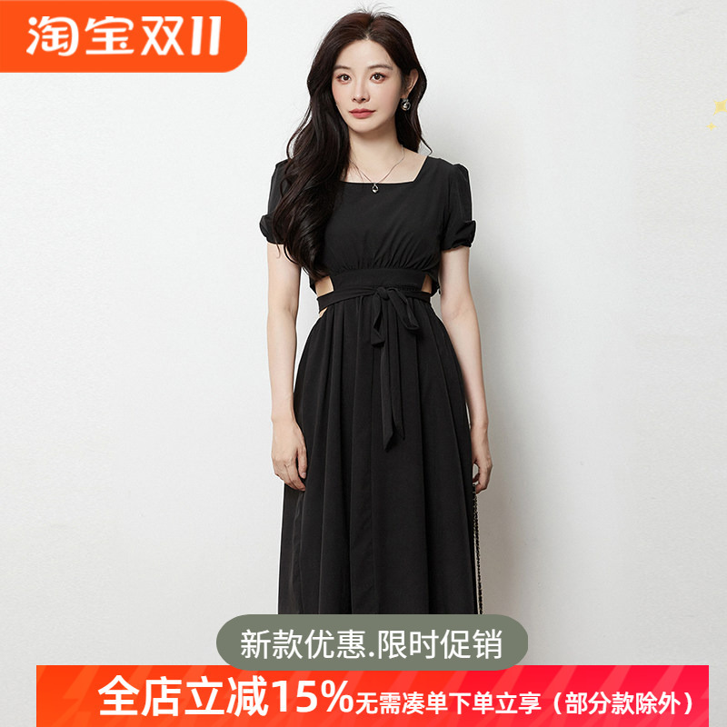 Summer Counter Withdrawal Brand Women's New Elastic Waist Mid-Length Skirt Design Skirt Dress Mm35903 Summer Counter Withdrawal Brand Women's New Elastic Waist Mid-Length Skirt Design Skirt Dress Mm35903