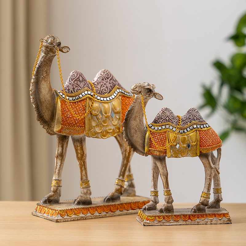 Silk Road Xinjiang Dunhuang Camel Figurine Tourist Souvenir Craft Gift Creative Study Office Decoration