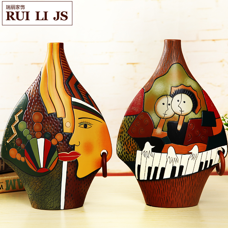 Creative Wine Cabinet Decorations, Living Room, Lijiang, Yunnan, Ethnic Style Handicrafts, Home Tv Cabinet Decorations