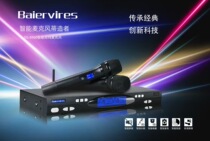 Baiervires Bayer BS-9100B wireless one drag two KTV performance conference wireless microphone microphone