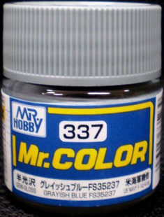 Constance County Shi County model color oil paint paint semi-gloss FS35237 gray blue C337