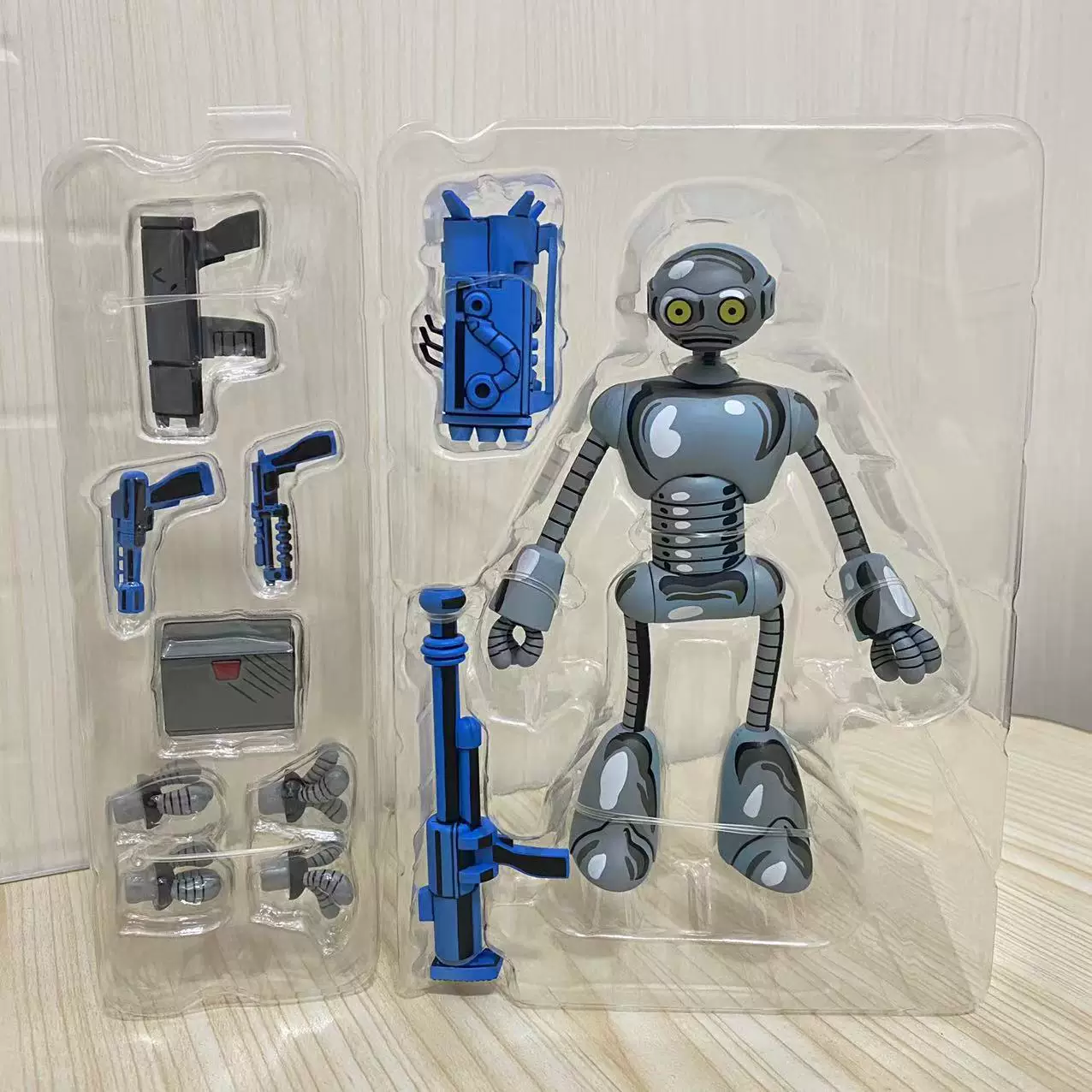 Подлинный NECA54242 Ниндзя Год Тортл Основал Род Робот Анимационная Версия 7-дюймовая Мандариновая Модель