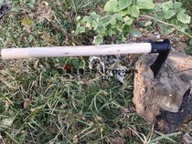 Forged spring steel mountaineering hoe outdoor donkey small pickaxe mountain climbing mountain climbing camping auxiliary digging bamboo shoots digging medicine