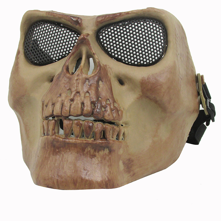 M02 Horror Skull Camouflage Mask Protective Mask Outdoor Tactics Combat Training Mask Halloween Mask