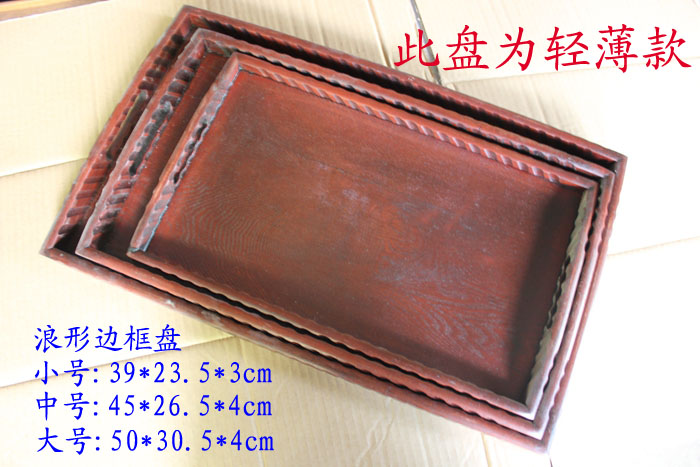 Giải phóng mặt bằng chứng khoán Chế biến món ăn bằng gỗ Pallet khay trà gỗ giá rẻ