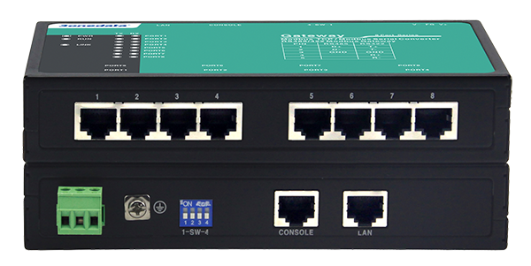 Three-wan GW1108 8-way RS485 or 232 serial port to turn B Taiport Modbus gateway 3onedata