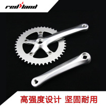 Road bike single sheet dental disc full aluminum alloy 44T large row folding car 412 teeth disc dead flying bike retrofit piece