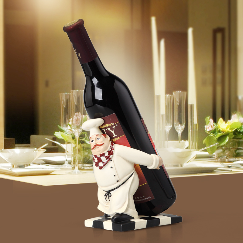 European Red Wine Household Creative Living Room Wine Shelf Handling Frame Decorations Hotel