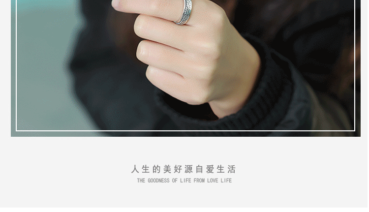 Bague mixte en Argenterie - Ref 3086934 Image 11