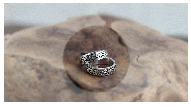 Bague mixte en Argenterie - Ref 3086934 Image 23