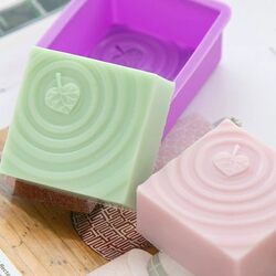 Single-hole fole heart mold mold silicone mold DIY handmade soap mold mold ສະບູຜະລິດປະມານ 110 ກຼາມຂອງ mold baking ສະບູ.