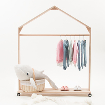 Childrens clothing store display clothing store display clothing store decoration ins rack for small childrens room clothes rack