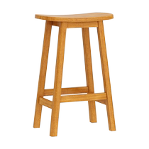 北欧实木吧台椅现代简约家用高脚凳奶茶店商用吧台凳前台高凳椅子
