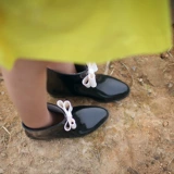 Туфли, сапоги, зимние модные нескользящие утепленные бахилы, средней длины