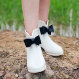 Туфли, сапоги, зимние модные нескользящие утепленные бахилы, средней длины