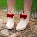 Туфли, сапоги, зимние модные нескользящие утепленные бахилы, средней длины