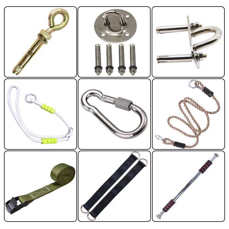 Common parts of inductive system: lifter, spring buckle, swing buckle, suspension fitting, hook, expansion screw, lifting ring, chain, lifting bus