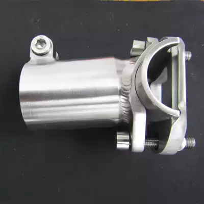 Titanium alloy grip head can be connected to the carbon fiber carbon steel pipe material seat Rod independent creative titanium alloy seat pole