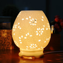 Plug-in ceramic aromatic lamp essential oil lamp spa beauty salon aroma furnace hotel bedroom bedside lamp aroma machine