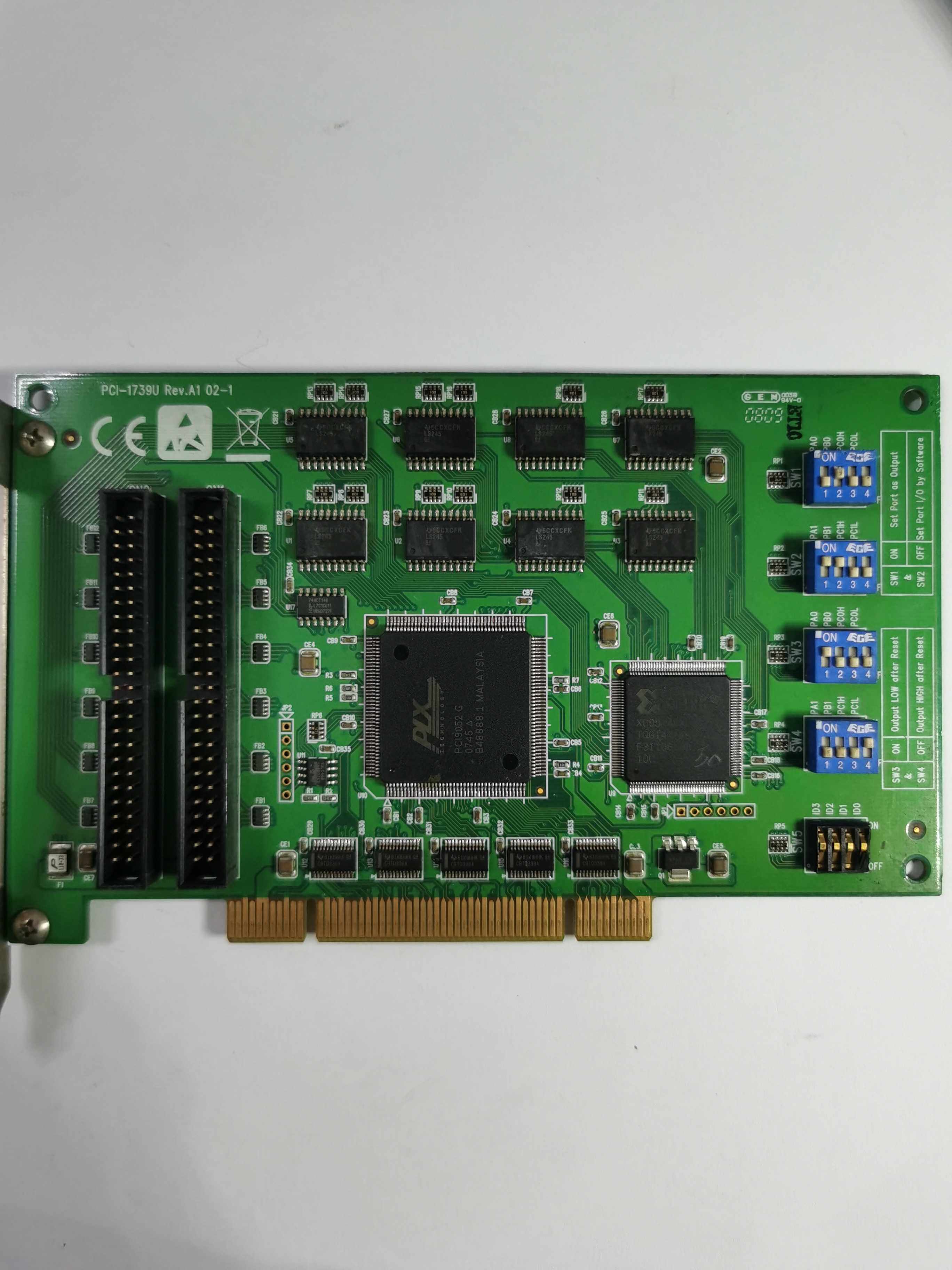 PCI-1739U 48-way channel digital input-output counter not isolated spot