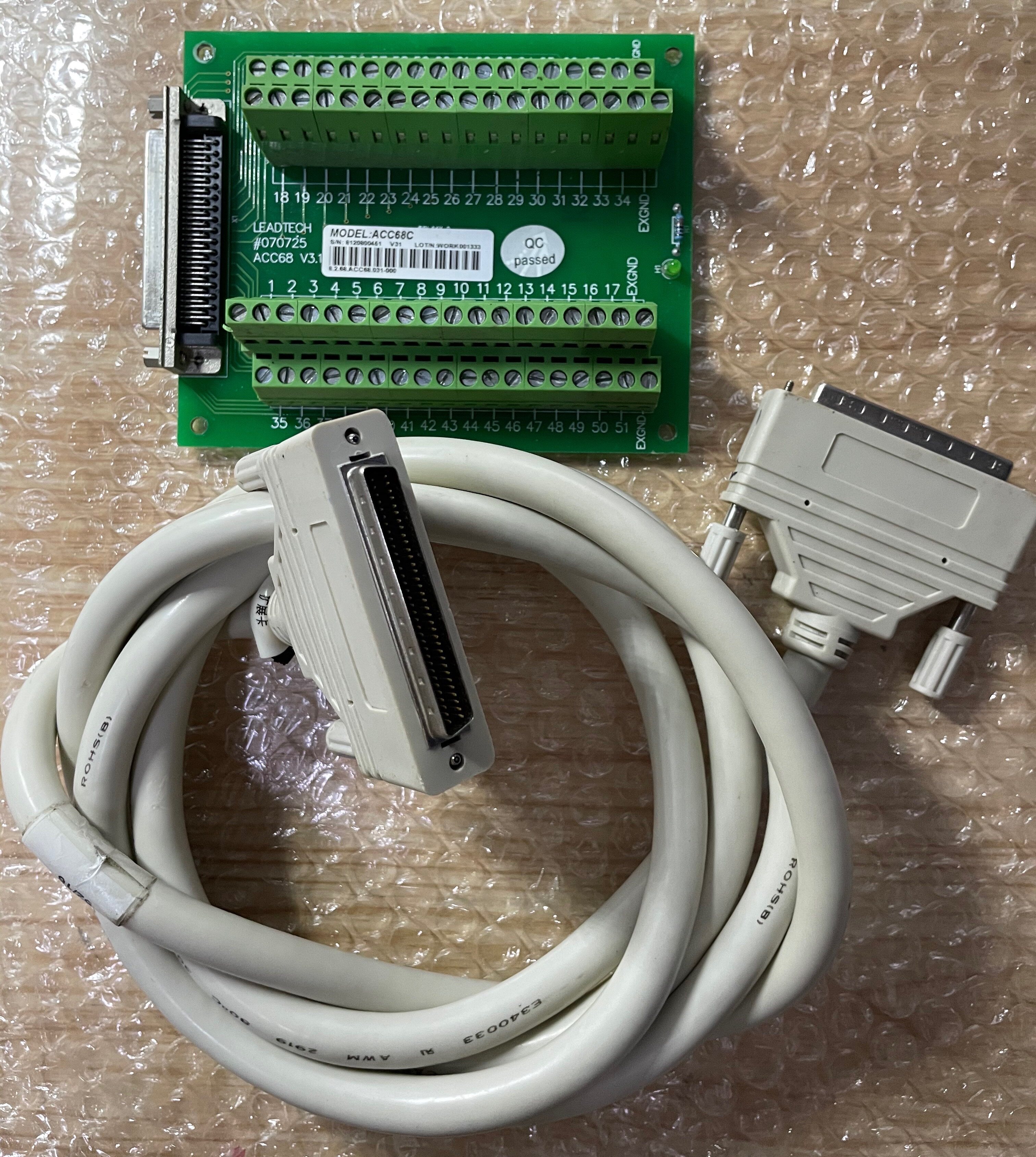 Resay motion control card 1000B68 pin wiring board physical filming spot