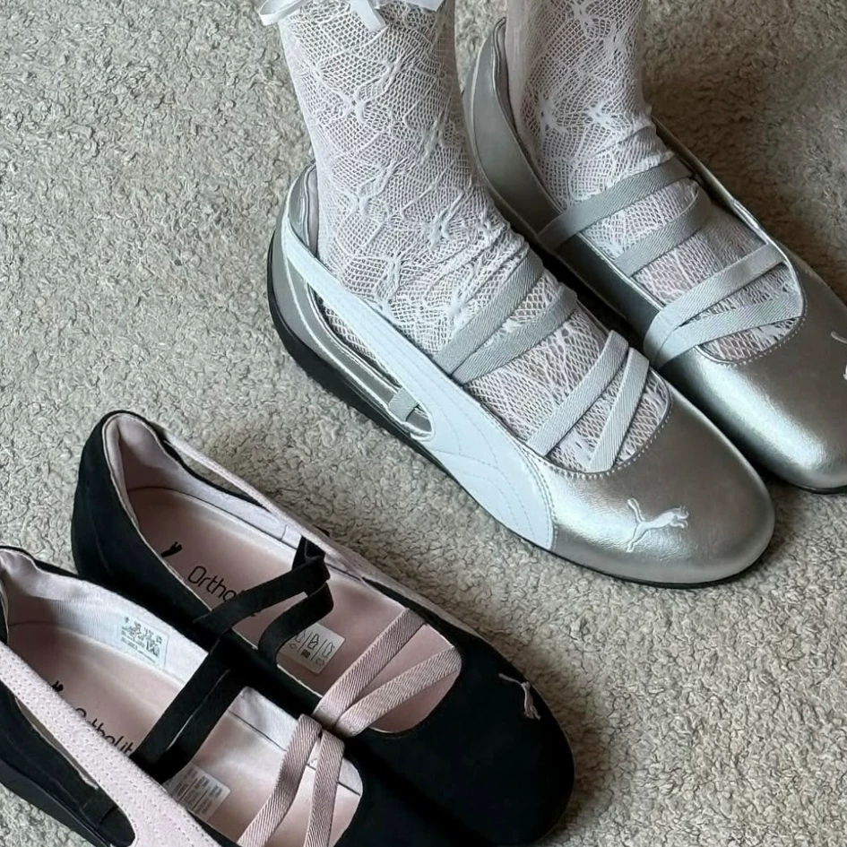 Женские кроссовки PUMA Ballet Speedcat летние дышащие повседневные обувь с тонкой подошвой балетки Mary Jane плоская подошва гоночные кроссовки 401581