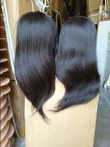 Full true hair head model dummy head practice head 18 inch model head real hair teacher puff head blowing hot bleaching dye cut