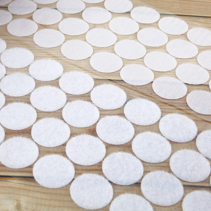 Adhesive-backed round Velcro hermaphroditic clasp double-sided strong bonding kindergarten children handmade diy sticky clasp