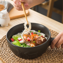 Export Nordic small casserole with high temperature resistant single handle ceramic casserole Breakfast pot Small stew pot Household gas