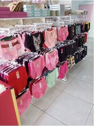 New iron underwear shelf Bra display stand Floor-to-ceiling display rack Underwear store Nakajima shelf shorts shelf