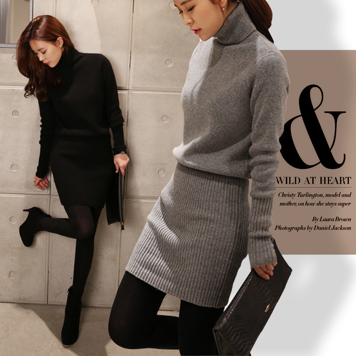 Women's Turtleneck Cashmere Sweater, Mid-Length, Thick, Slim-Fitting, Solid Color Dress, Hip-Hugging, Slimming Sweater, Base Layer Wool Sweater Women's Turtleneck Cashmere Sweater, Mid-Length, Thick, Slim-Fitting, Solid Color Dress, Hip-Hugging, Slimming Sweater, Base Layer Wool Sweater