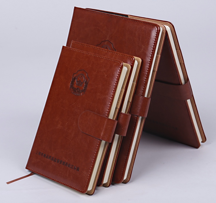 A5 notebook with notepad cover skin leather set to customize B5