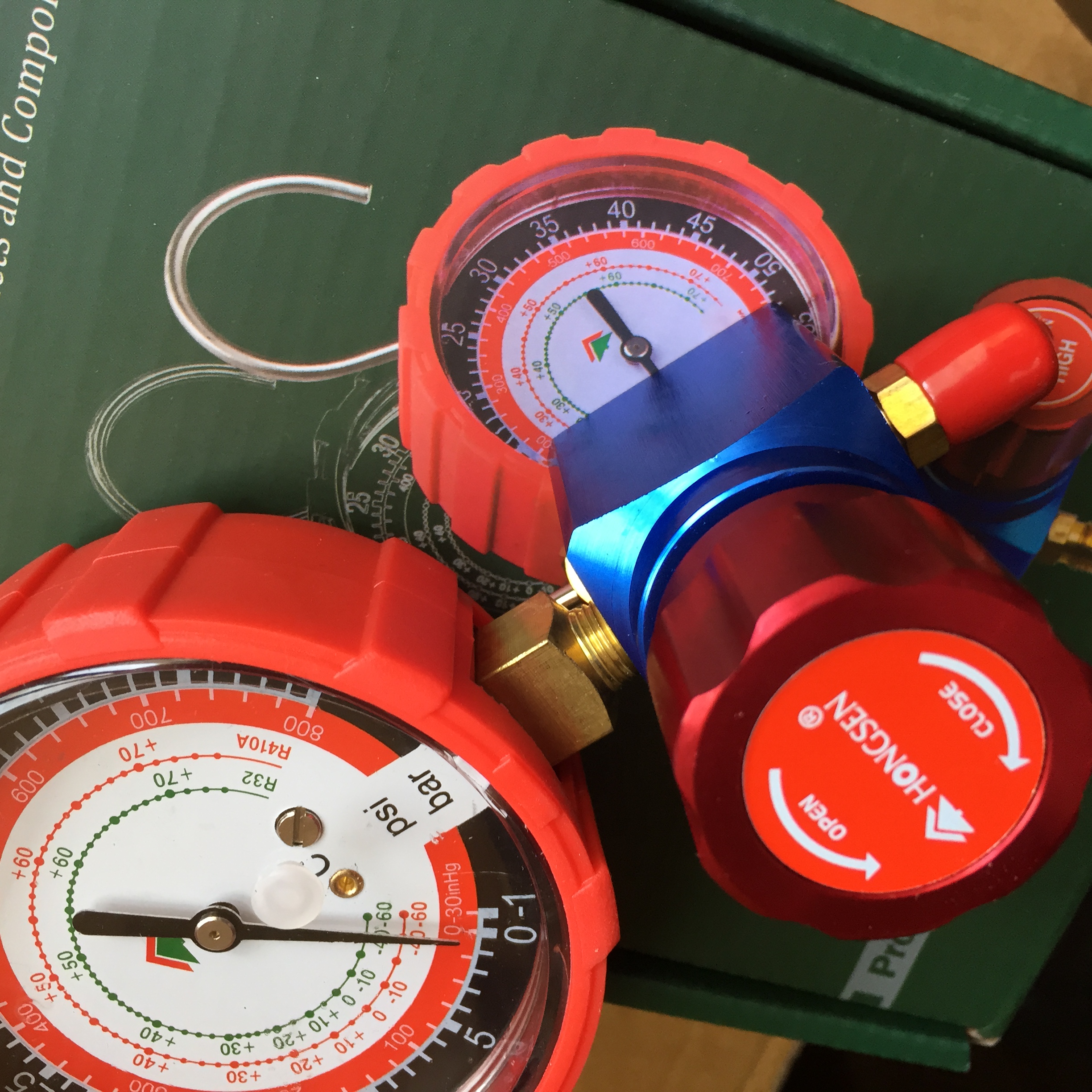 HS-468AH R410A R32 Fluorine List Valve HV High Pressure Meter Low Pressure Meter Refrigerator