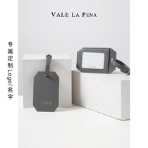 Light luxury custom luggage tag custom LOGO name suitcase listing aircraft check-in label boarding pass leather