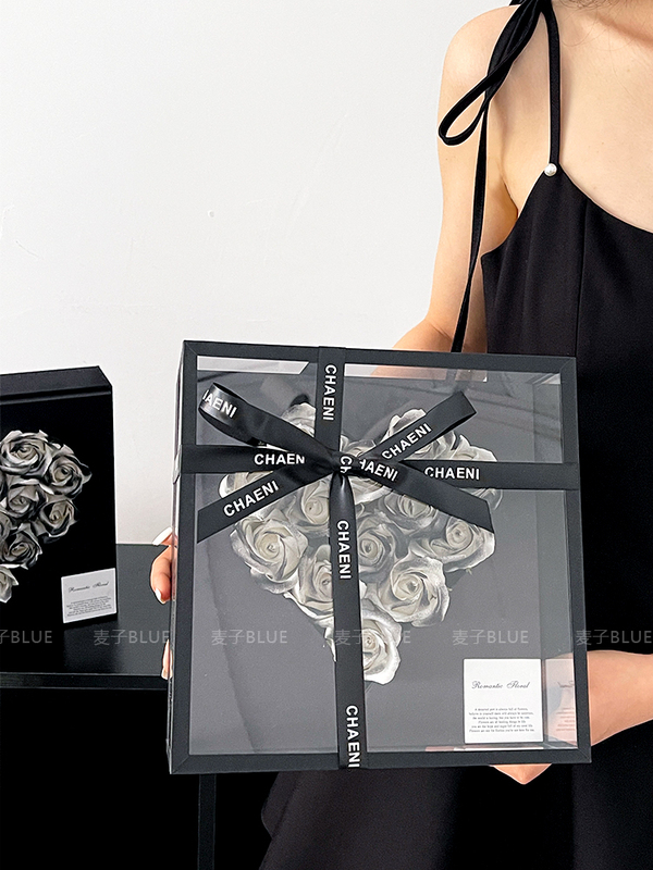 Black Knight Eternal Flower Gift Box, Chinese Valentine's Day, Birthday Gift for Boys, Boyfriends, Girlfriends, High-End Cigarette Box Black Knight Eternal Flower Gift Box, Chinese Valentine's Day, Birthday Gift for Boys, Boyfriends, Girlfriends, High-End Cigarette Box