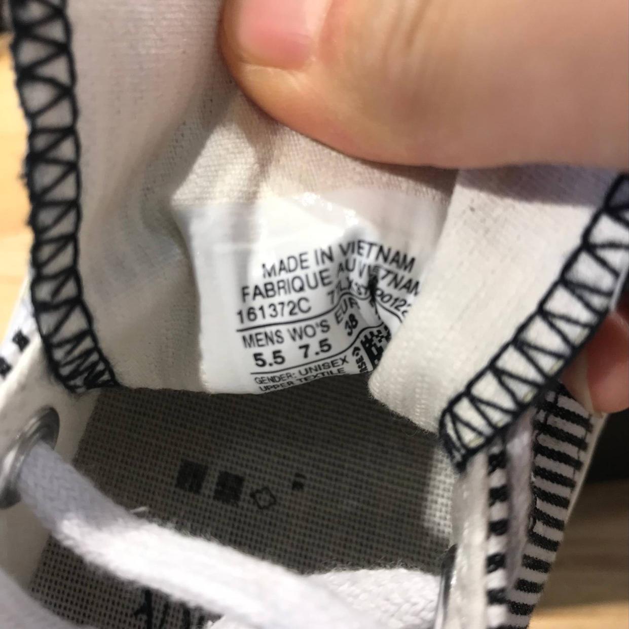 CONVERSE Giày nam Converse Giày nữ Samsung tiêu chuẩn 1970S sọc vải thấp Giày thông thường 161372C giày bitis nữ